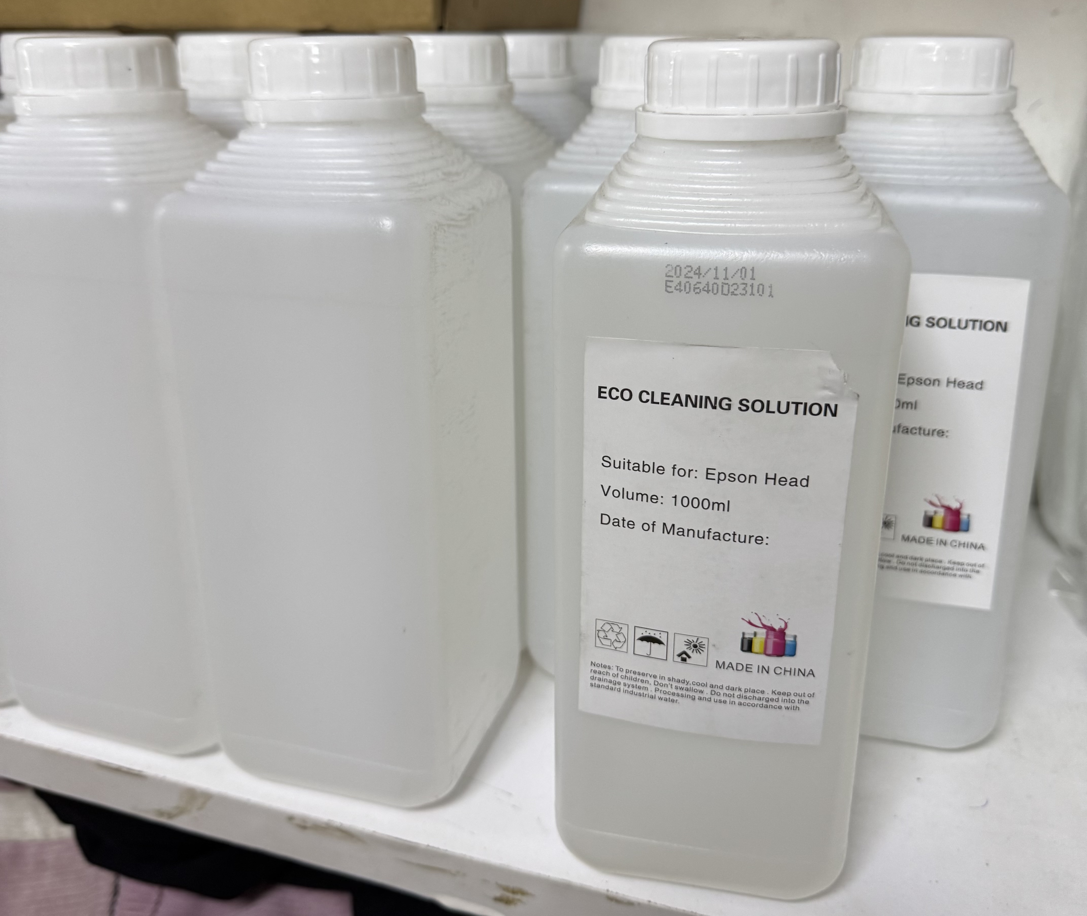 1 Litre Epson Heads Eco-Solvent Large Format Cleaning Solution