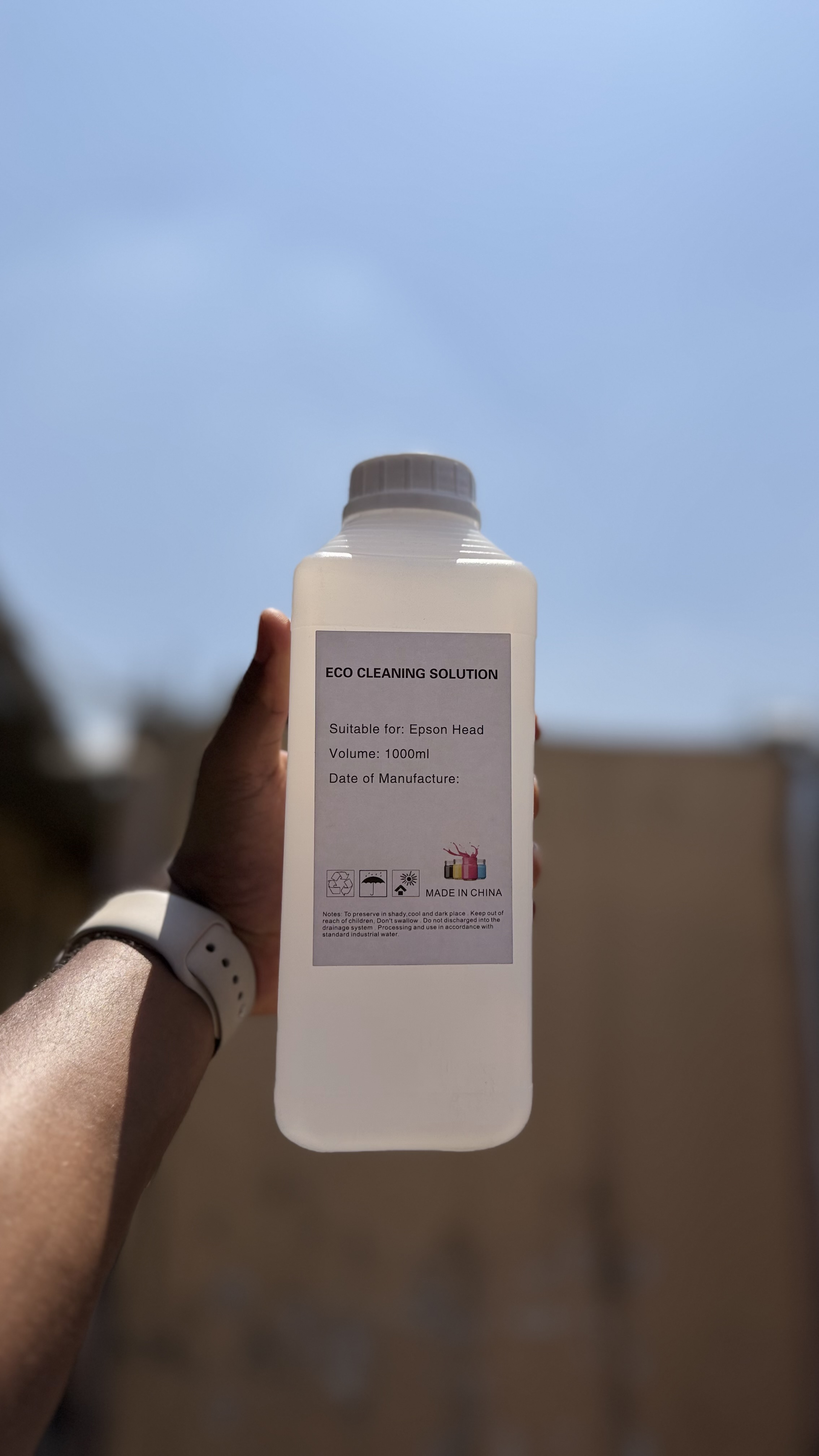 1Litre Epson Heads Eco-Solvent Large Format Cleaning Solution