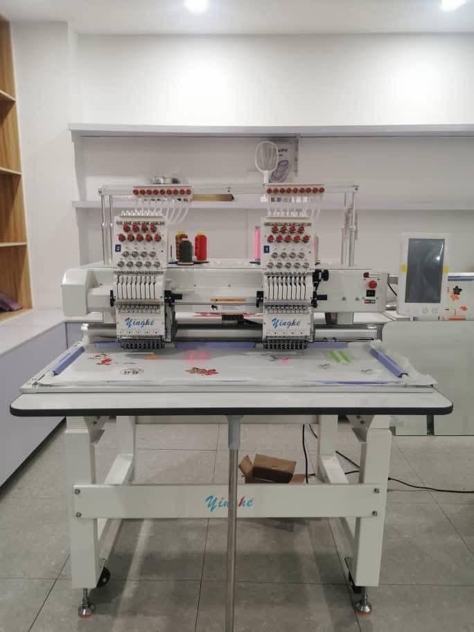 Yinghe 2 Head 9 Needles Embroidery Machine