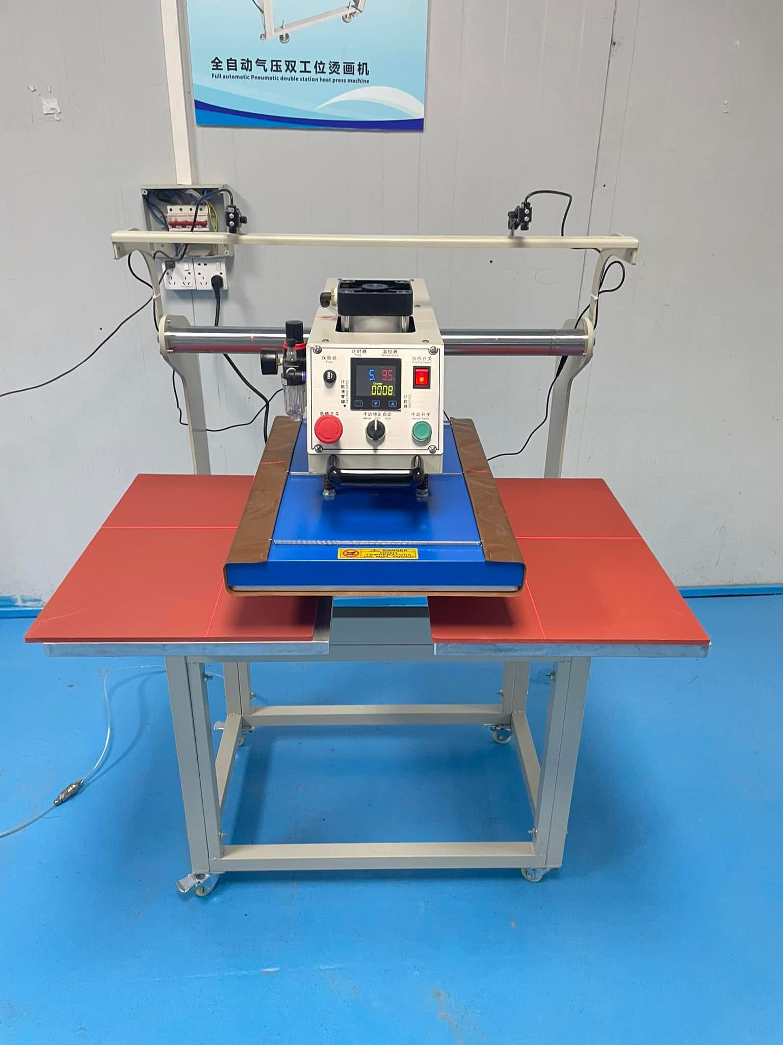 40cm by 60cm (A2) Double station Pneumatic Heat Press Machine
