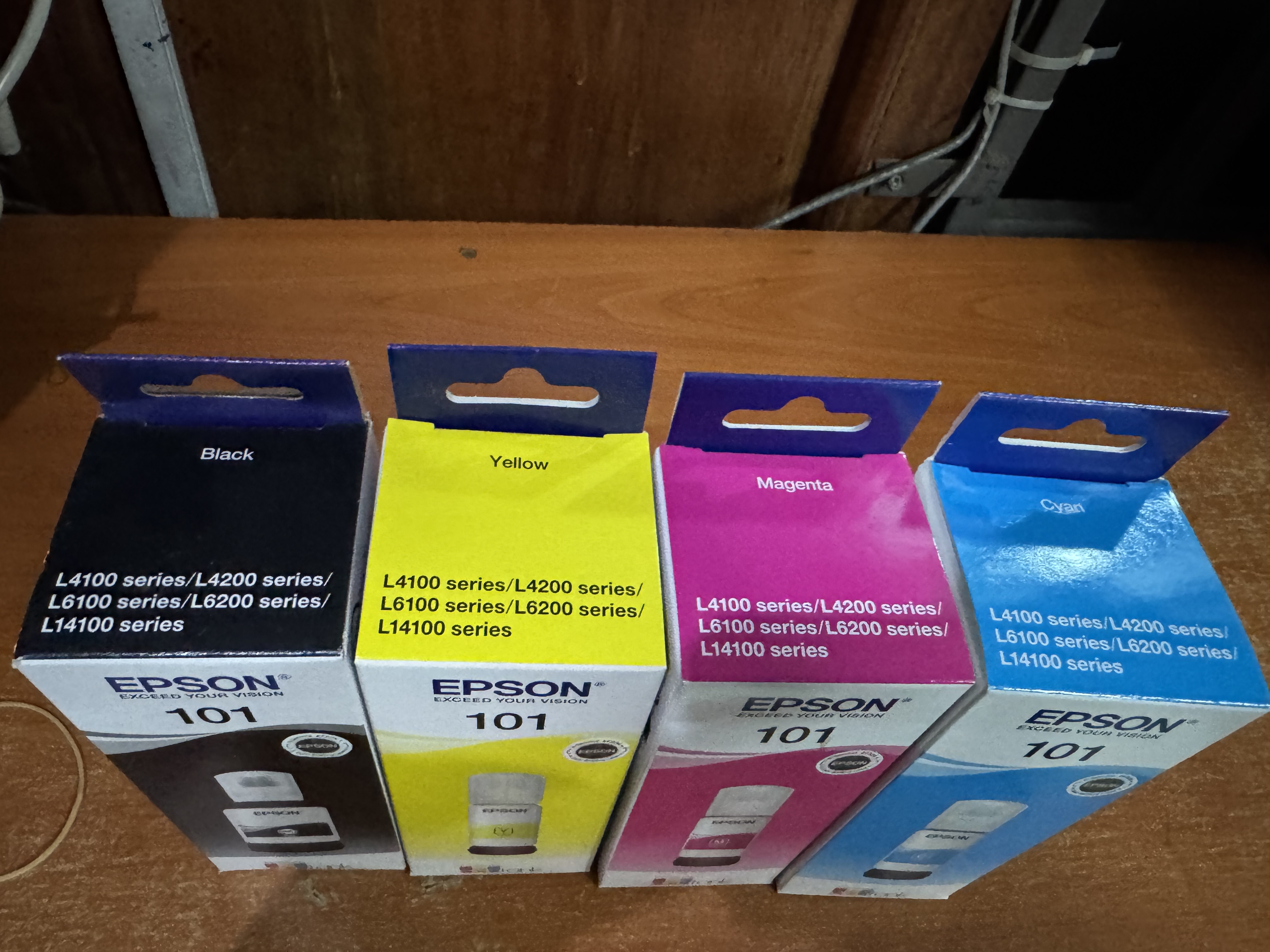 Boxed Epson 101 Genuine Inks
