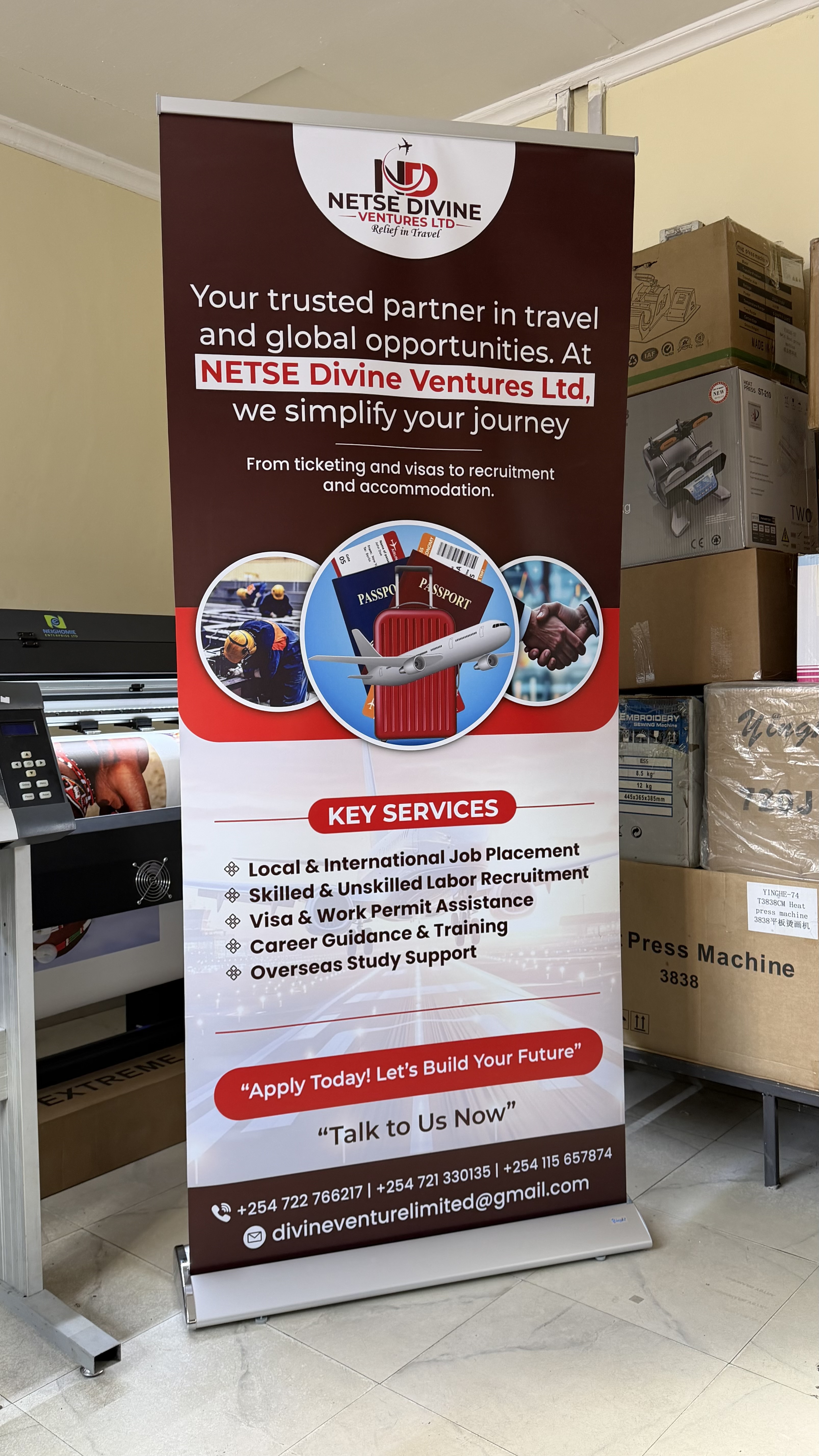 BroadBase Roll Up Banner