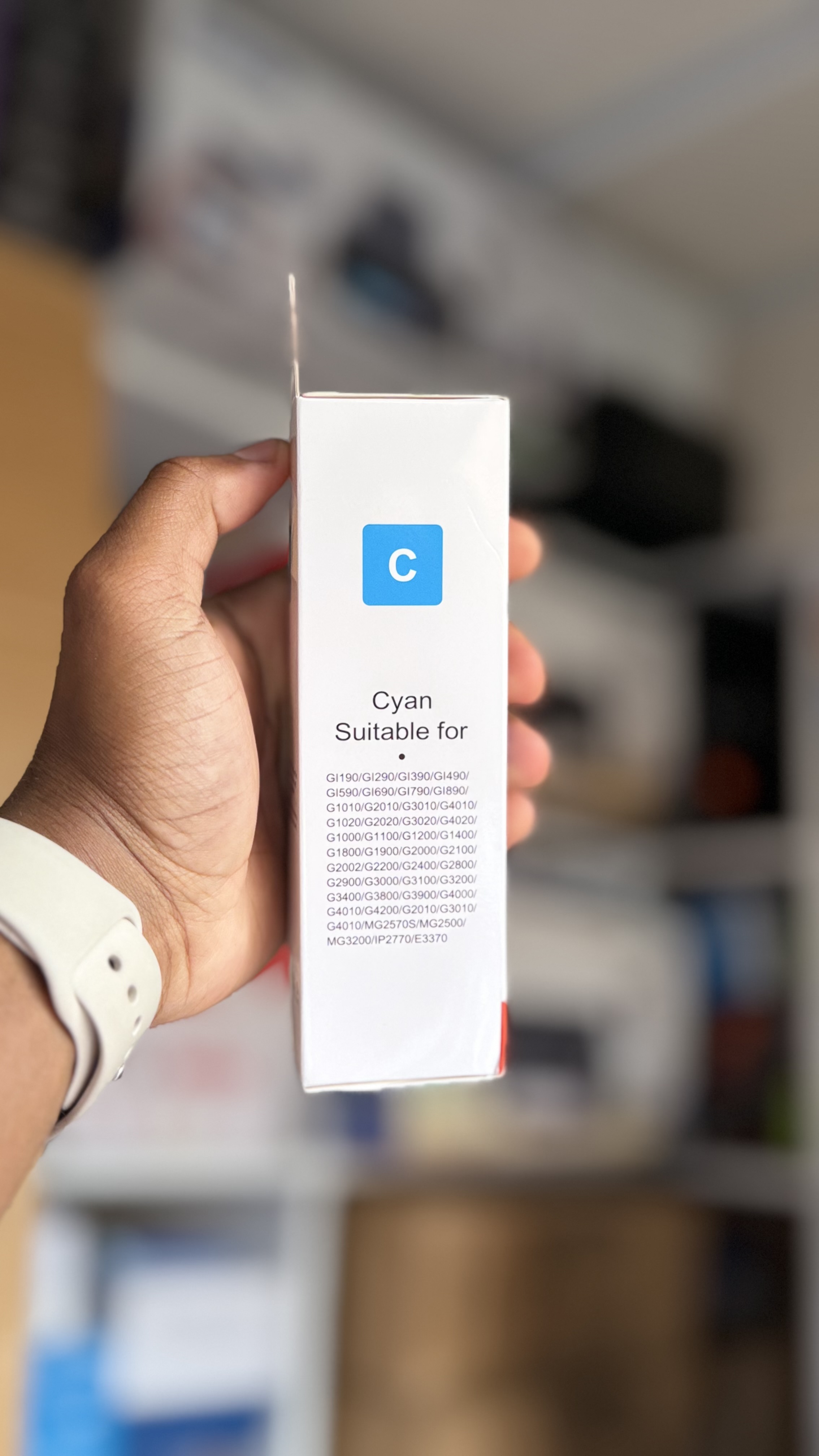 Cyan Generic or third-party compatible printer ink for Canon PIXMA