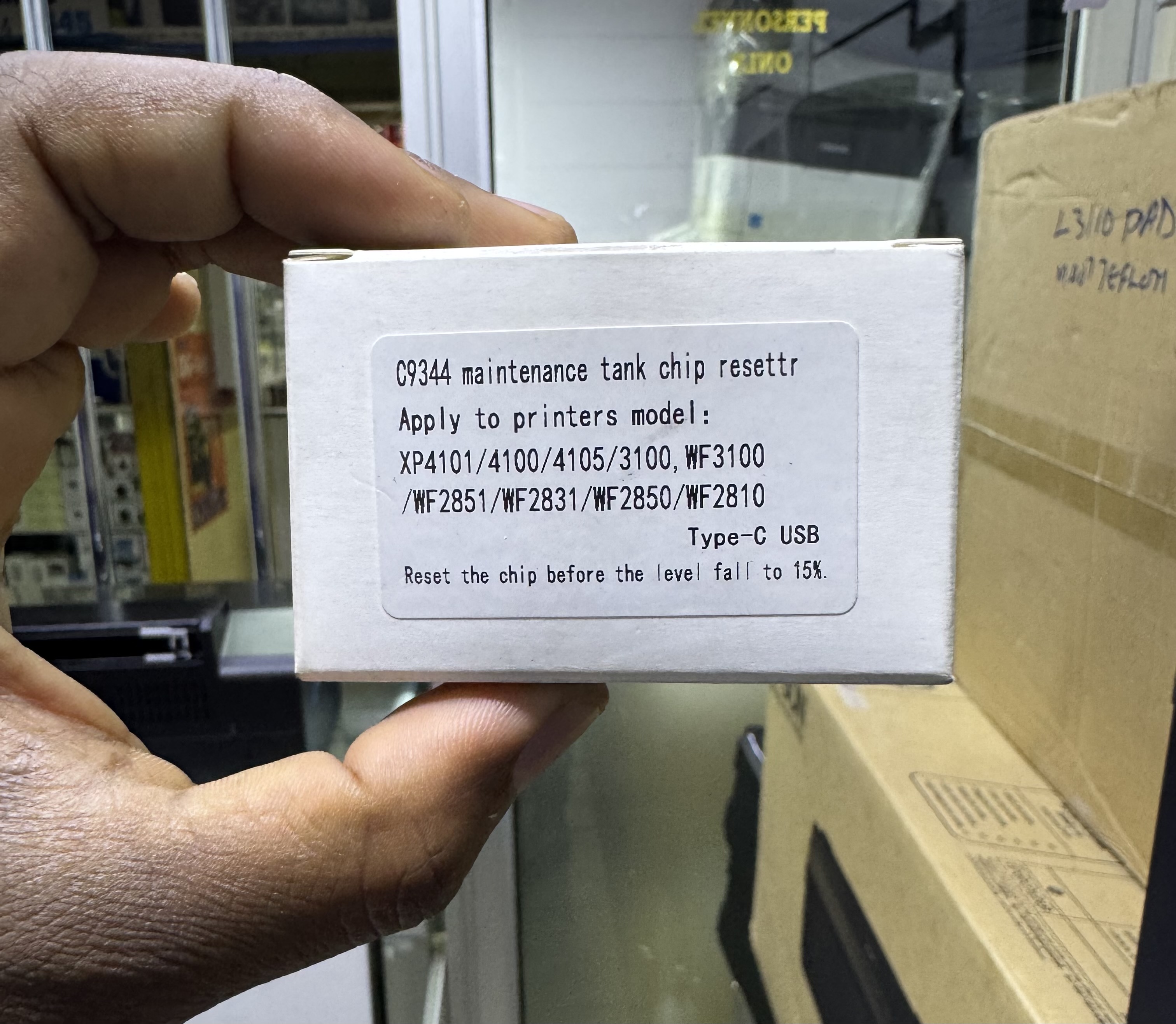 Epson C9344, Maintenance Box Chip Resetter