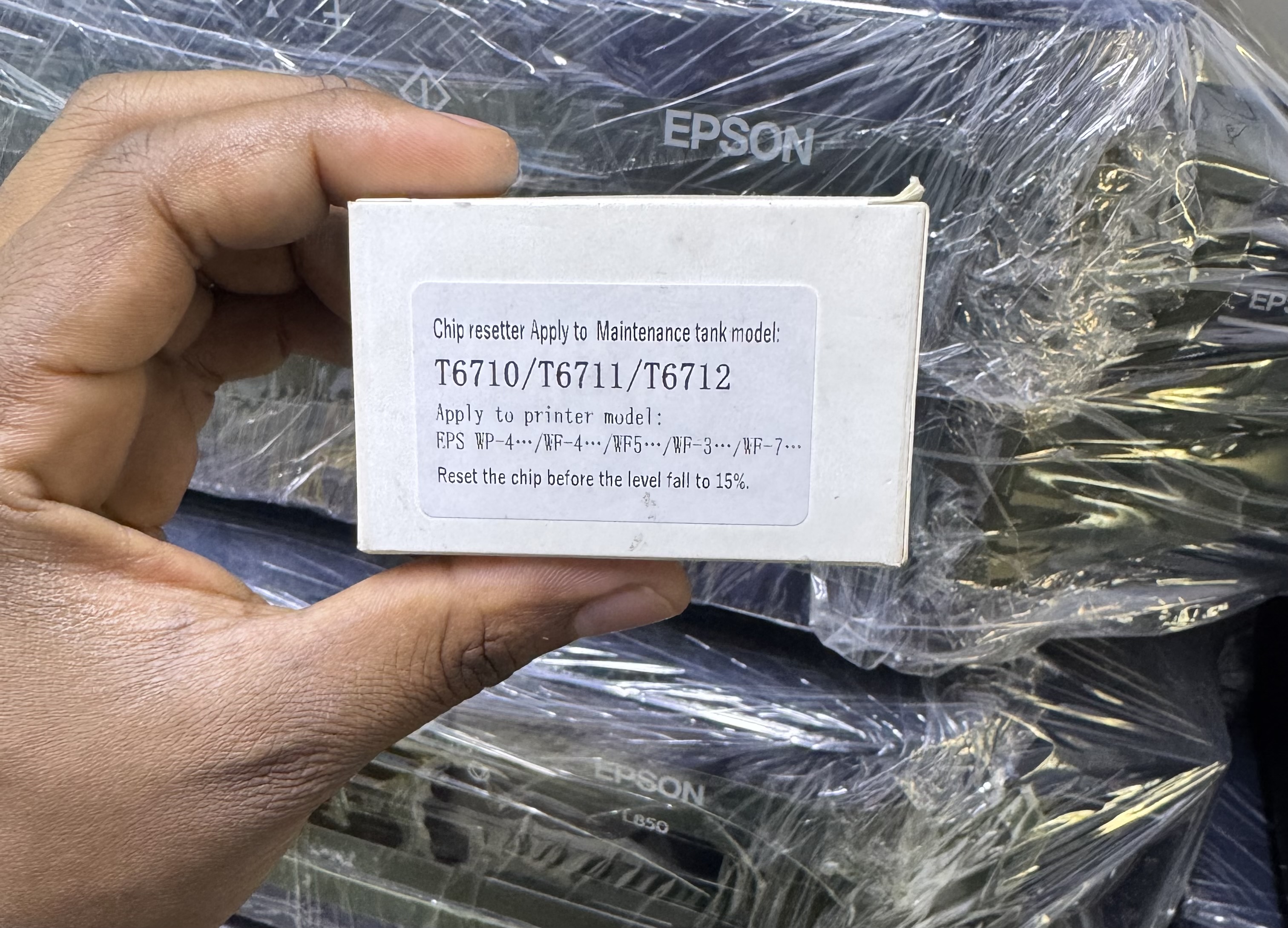 Epson T6710,T6711,T6712 Maintenance Box  Chip Resetter