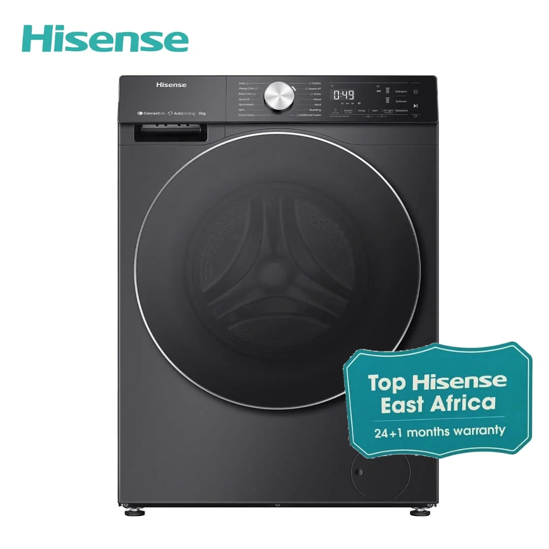 Hisense 12KG Wash & 8Kg Dryer Washing Machine Front Load Full Automatic Series 5 Wireless Connection WI-FI WD5S1245BB