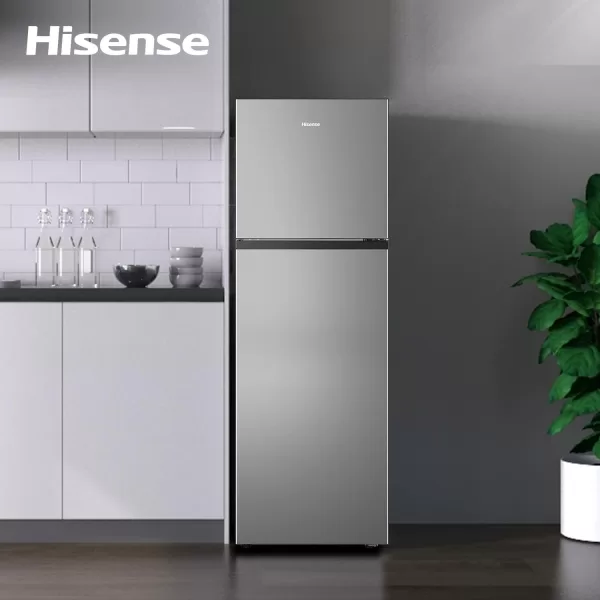 Hisense 250 liters Fridge REF250DR NO FROST SILVER DOUBLE DOOR