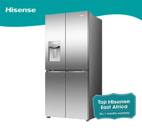 Hisense 4 Door Fridge 470L With Water Dispenser REF470DRZ