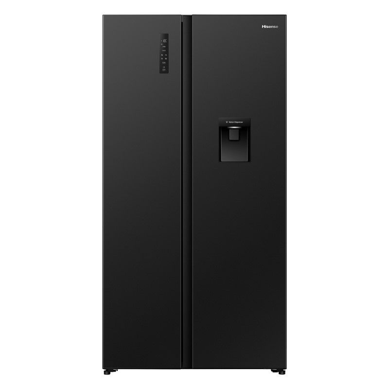 Hisense 549 liters Fridge Non-Frost side by side black water dispenser REF668DR