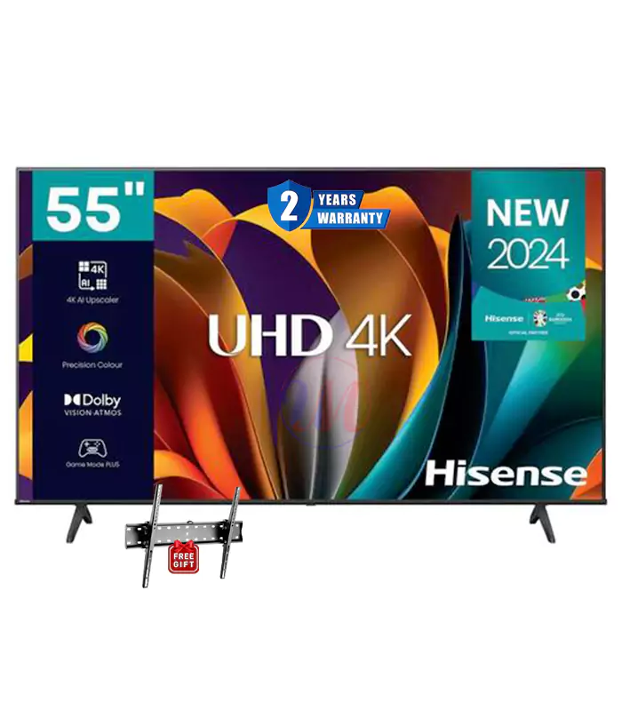 Hisense 55 Inch Smart Tv 4K Frameless A6K
