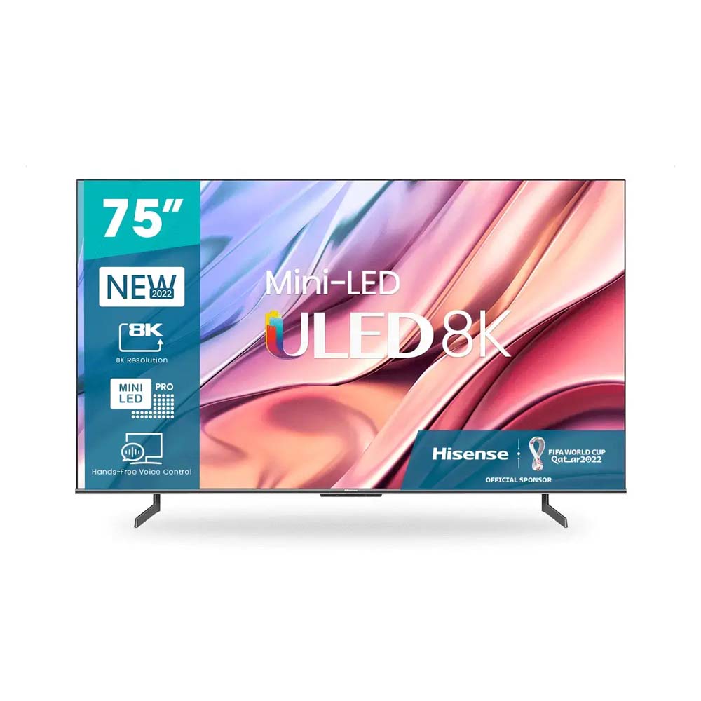 Hisense 75 Inches Smart Android ULED 8K UHD HDR Frameless TV 75U80H