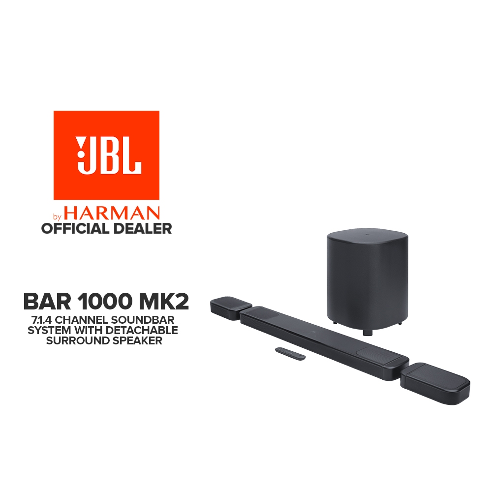 JBL Bar 1000MK2 7.1.4 Channel Soundbar
