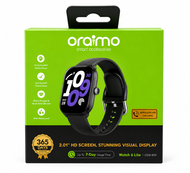 Oraimo Watch 6Lite OSW-8O9 SmartWatch