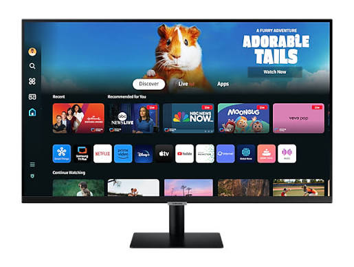 Samsung 27 Inch M50D Smart Monitor For Multi Device Experience (LS27DM500EMXUE)