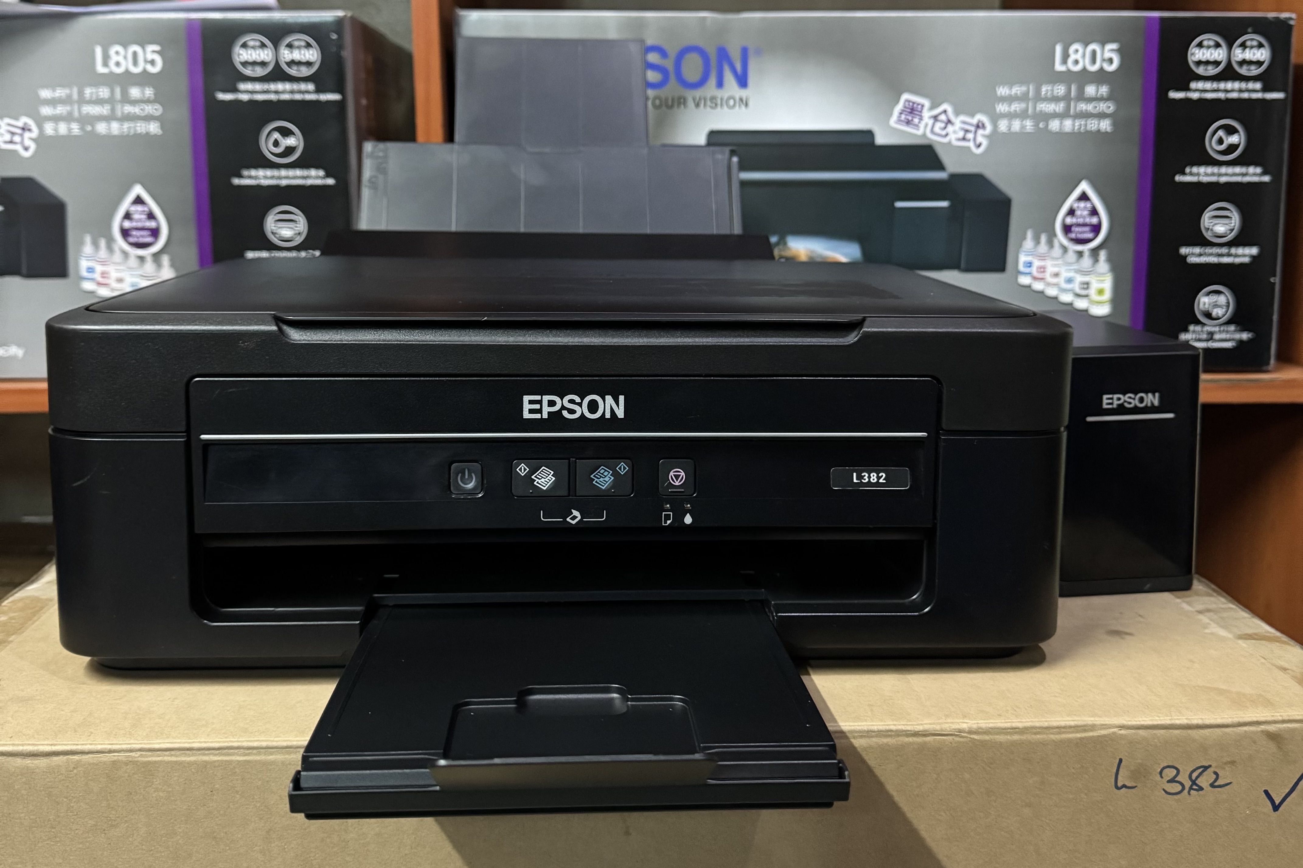 Slightly Used Epson L382  Sublimation Printer