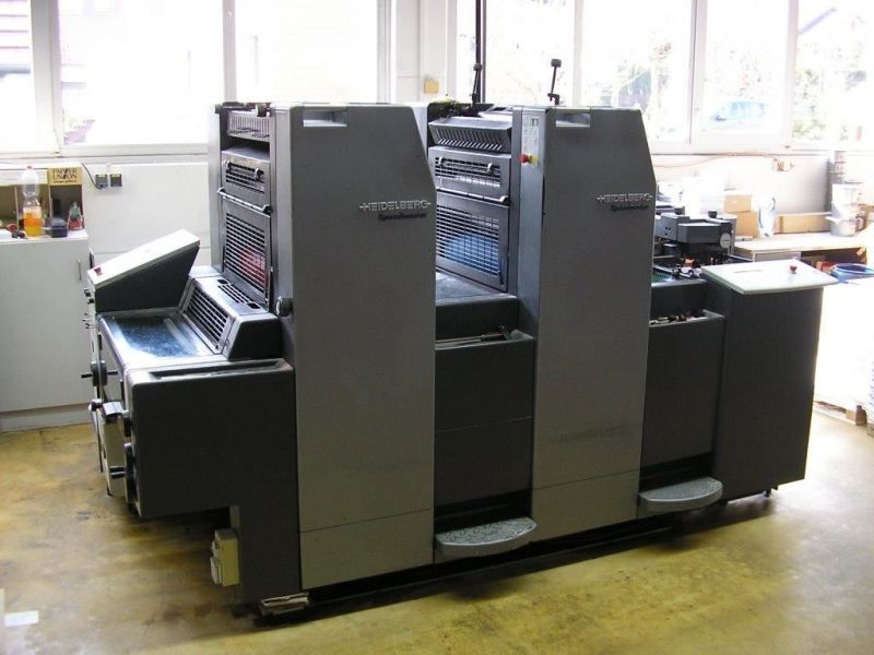 Sm 52-2 Two Color Speedmaster Heidelberg Offset Printing Press Machine