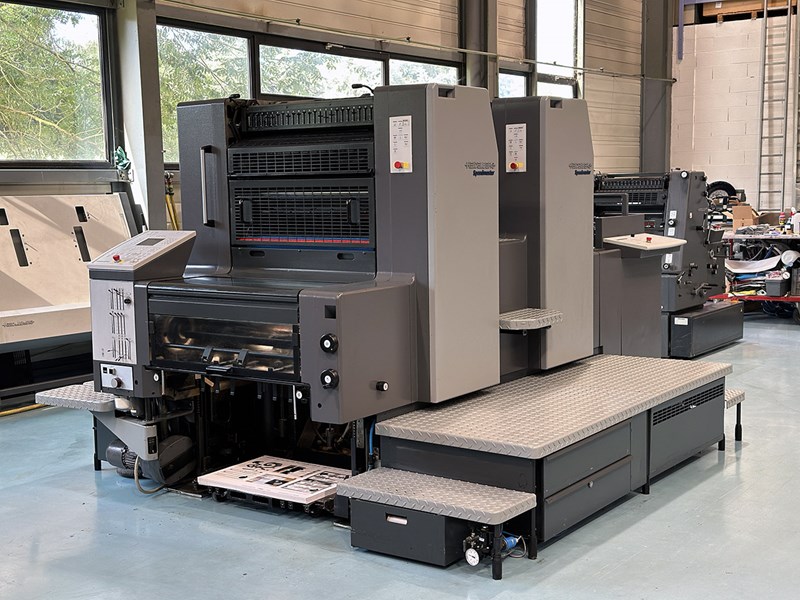 SM 74-2 Two Color Ex German Speedmaster Heidelberg Offset Printing Press Machine