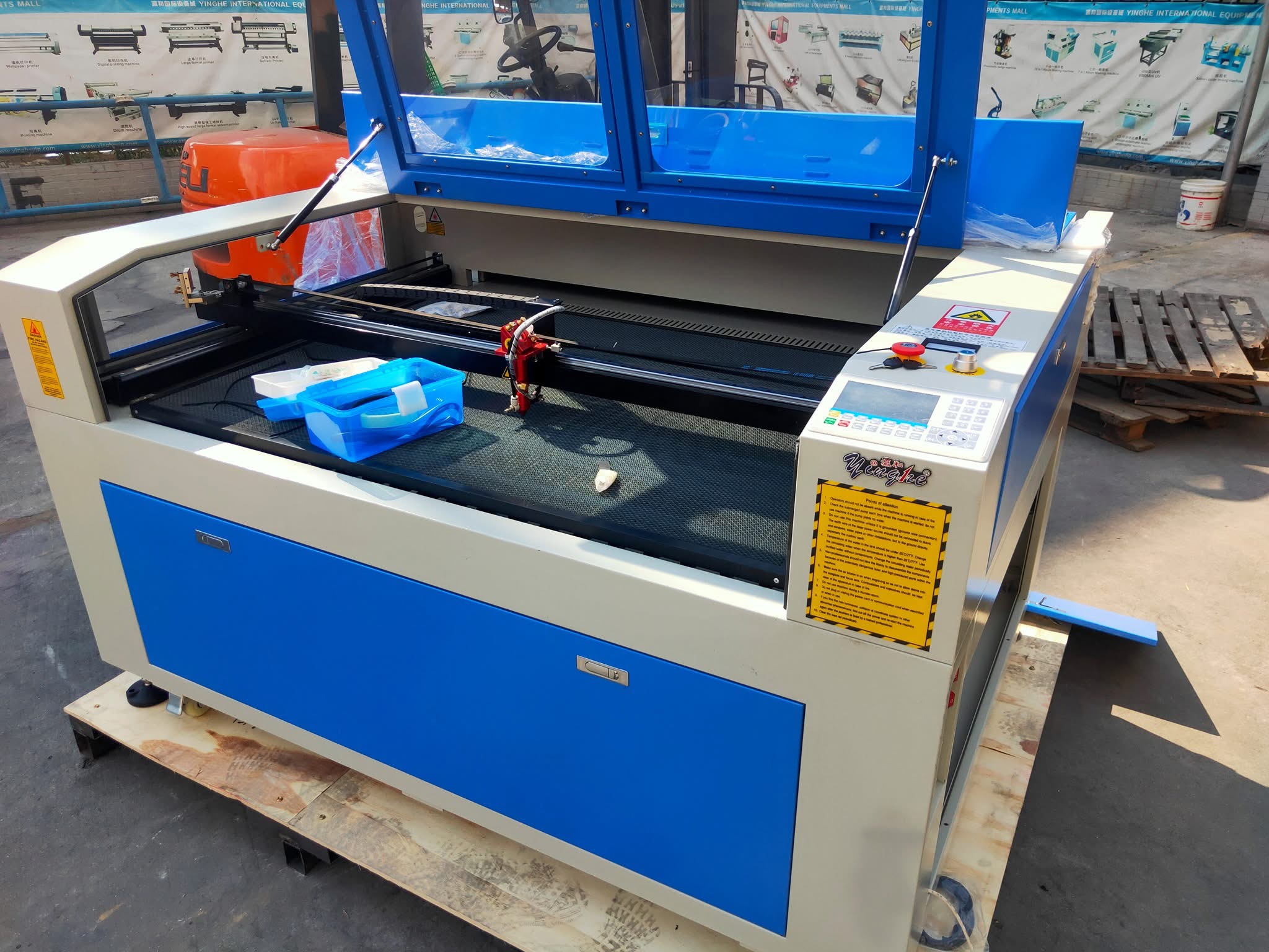 The Yinghe 60cm by 90cm CO2 Laser Engraving/Cutting Machine