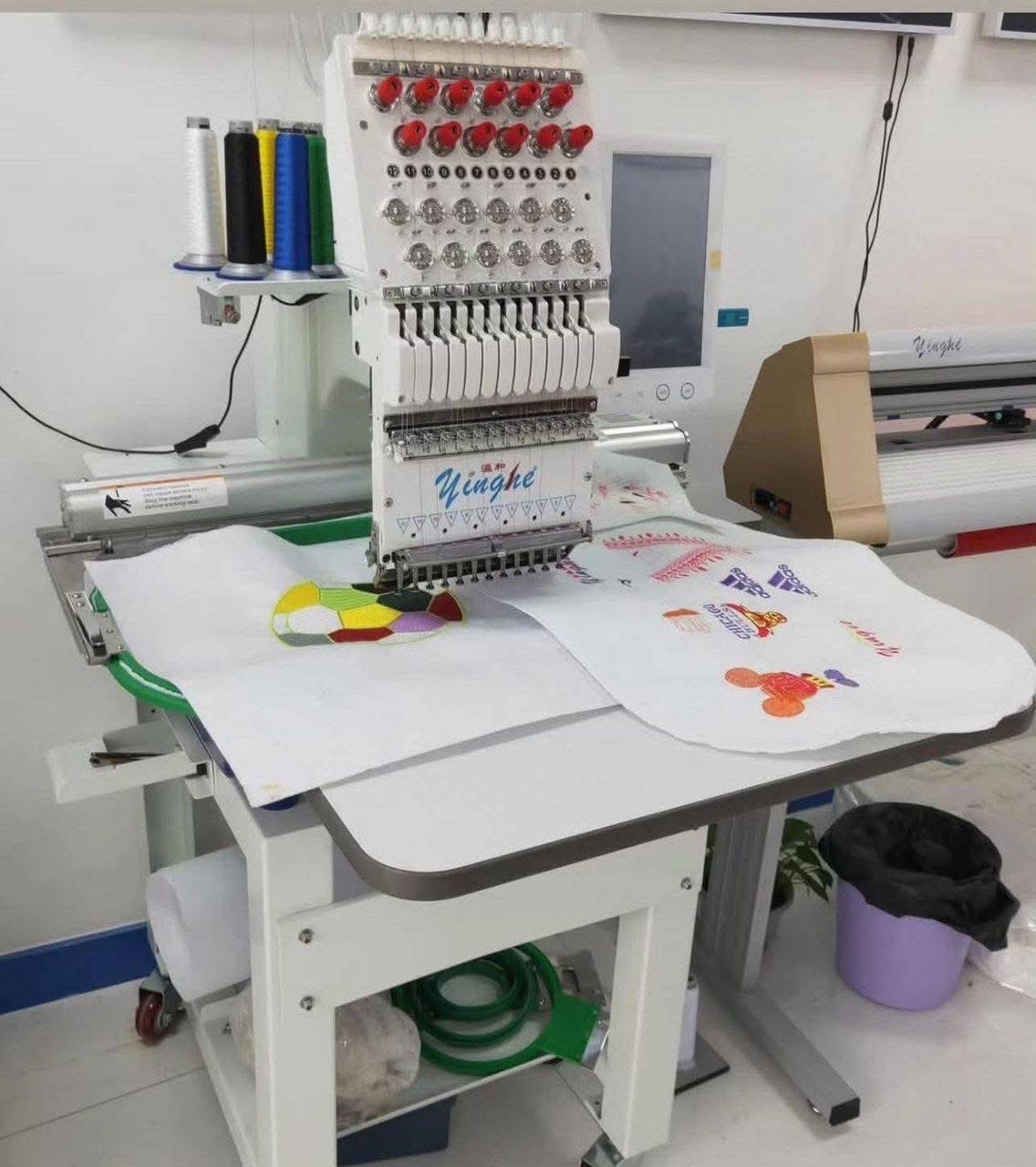 Yinghe 1 Head 12 Needles Embroidery Machine