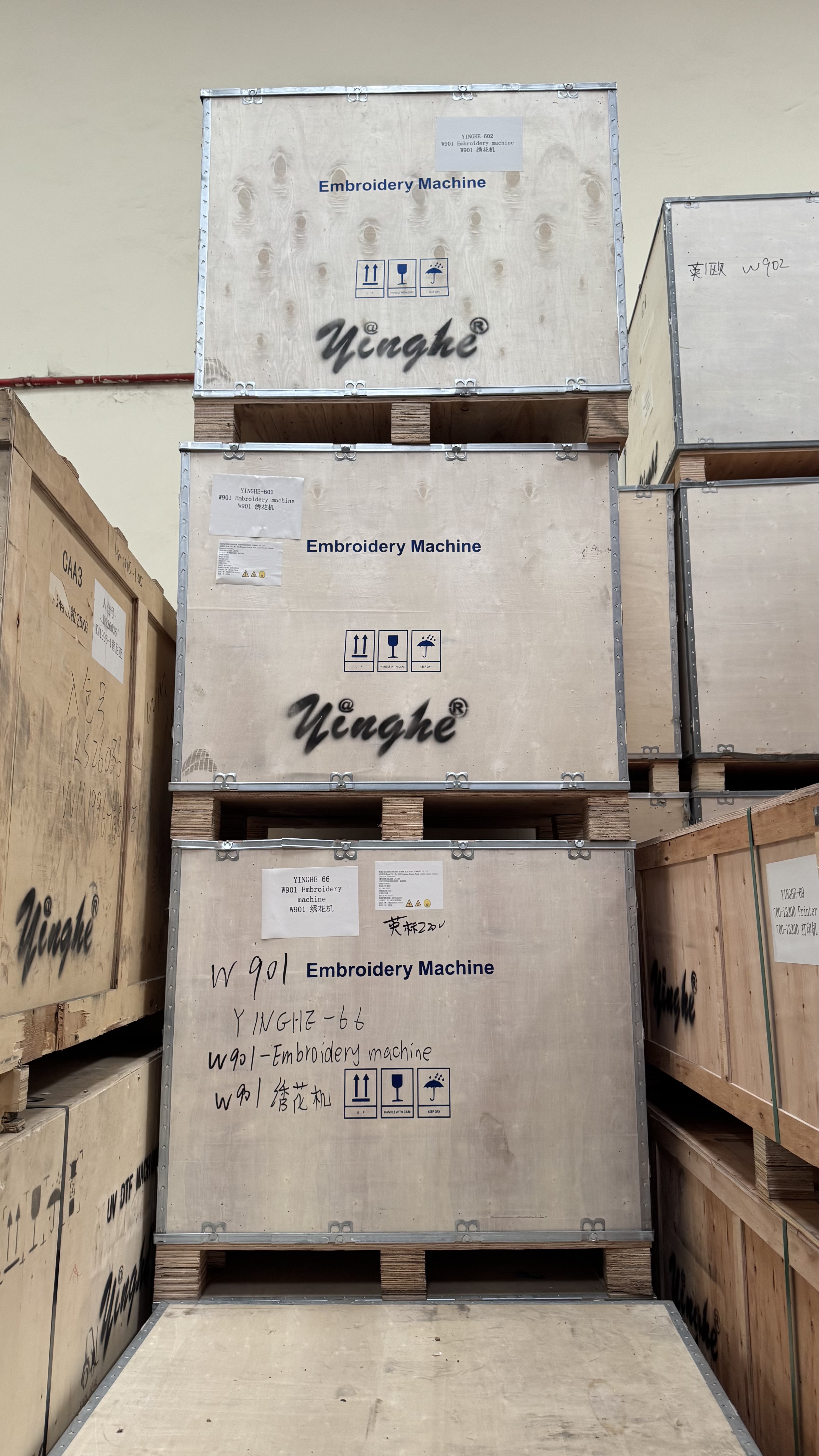 Yinghe 1 Head 9 Needles Embroidery Machine