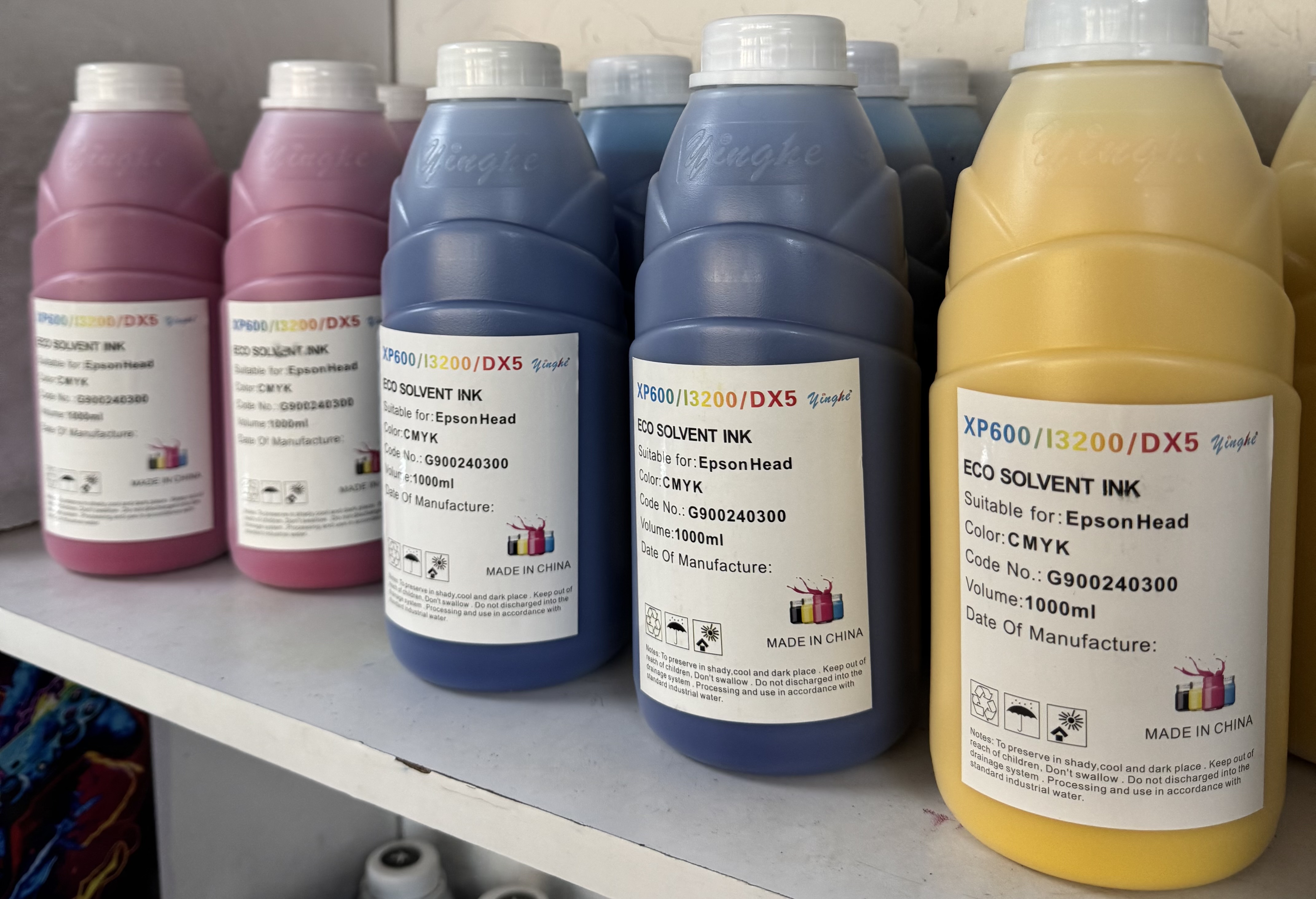 Yinghe 1 Litre Eco-Solvent Inks