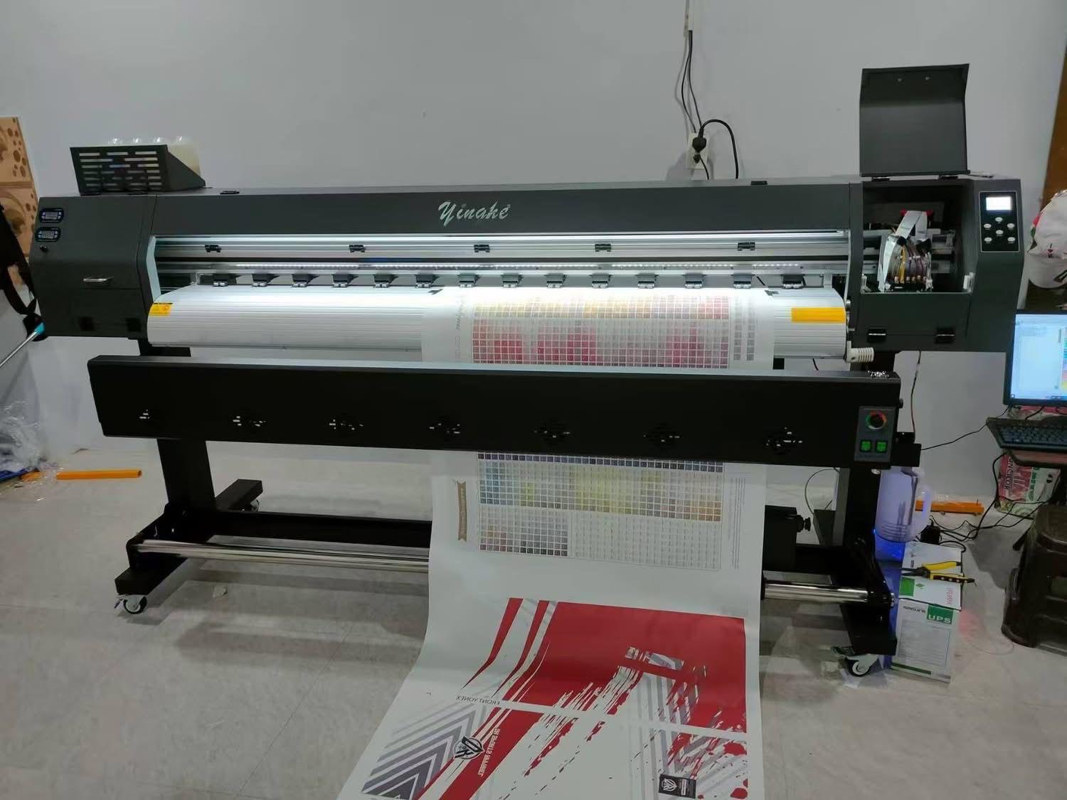 Yinghe 1.8 meters Eco-solvent large format printer with Xp600 Printer head