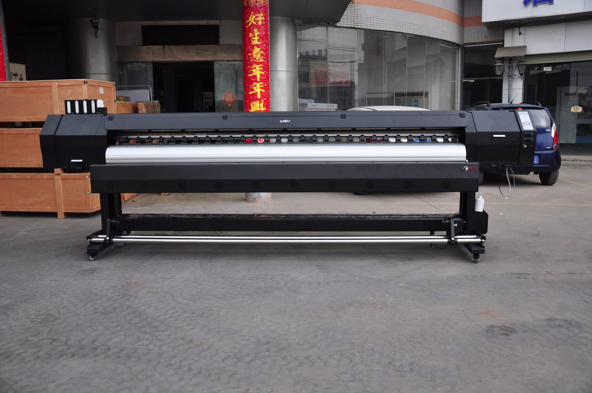 Yinghe 3.2m Eco-Solvent Large Format Printer with Double Xp600 Printer Head