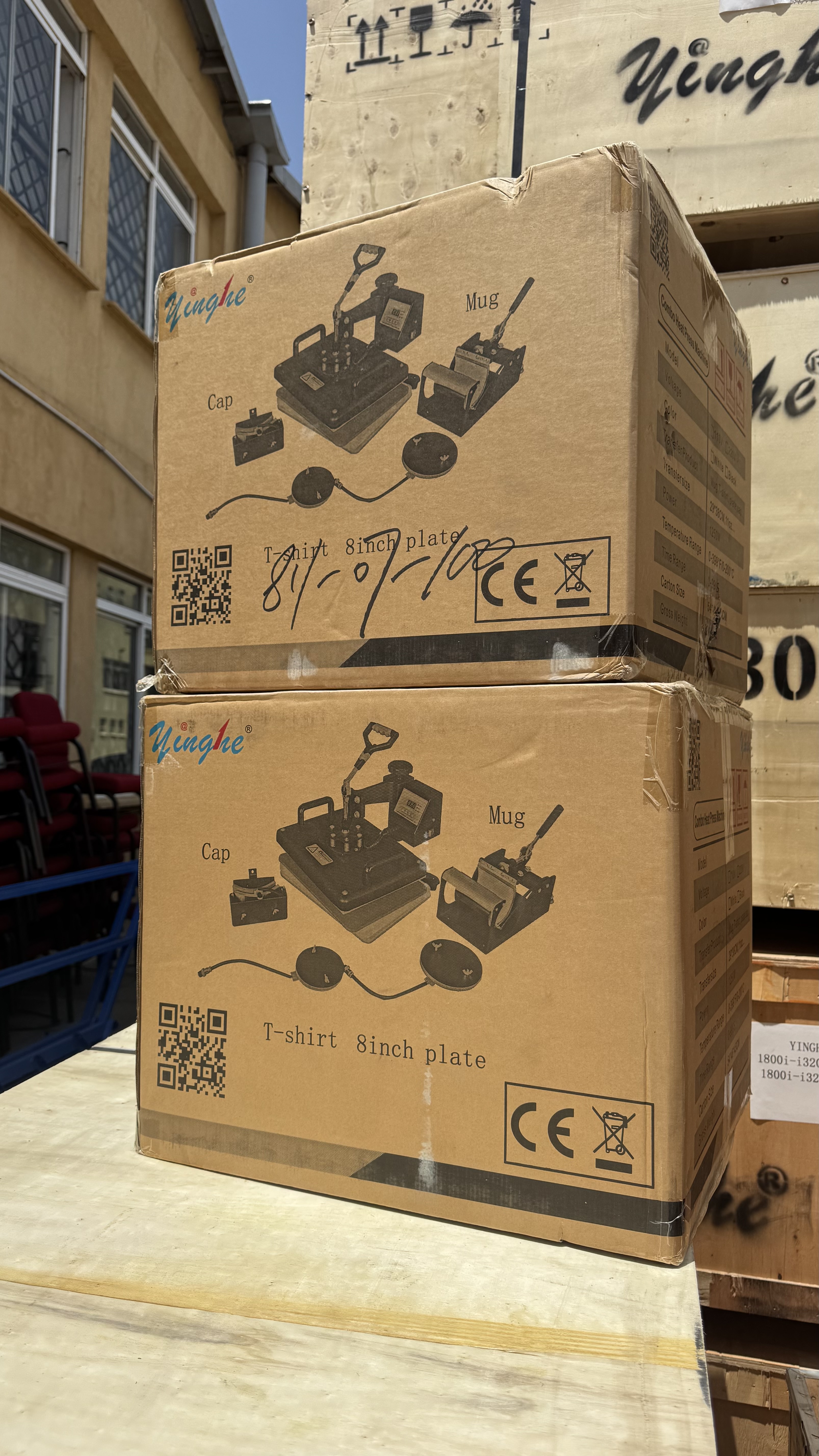 Yinghe 8 in 1 Combo Heat Press Machine