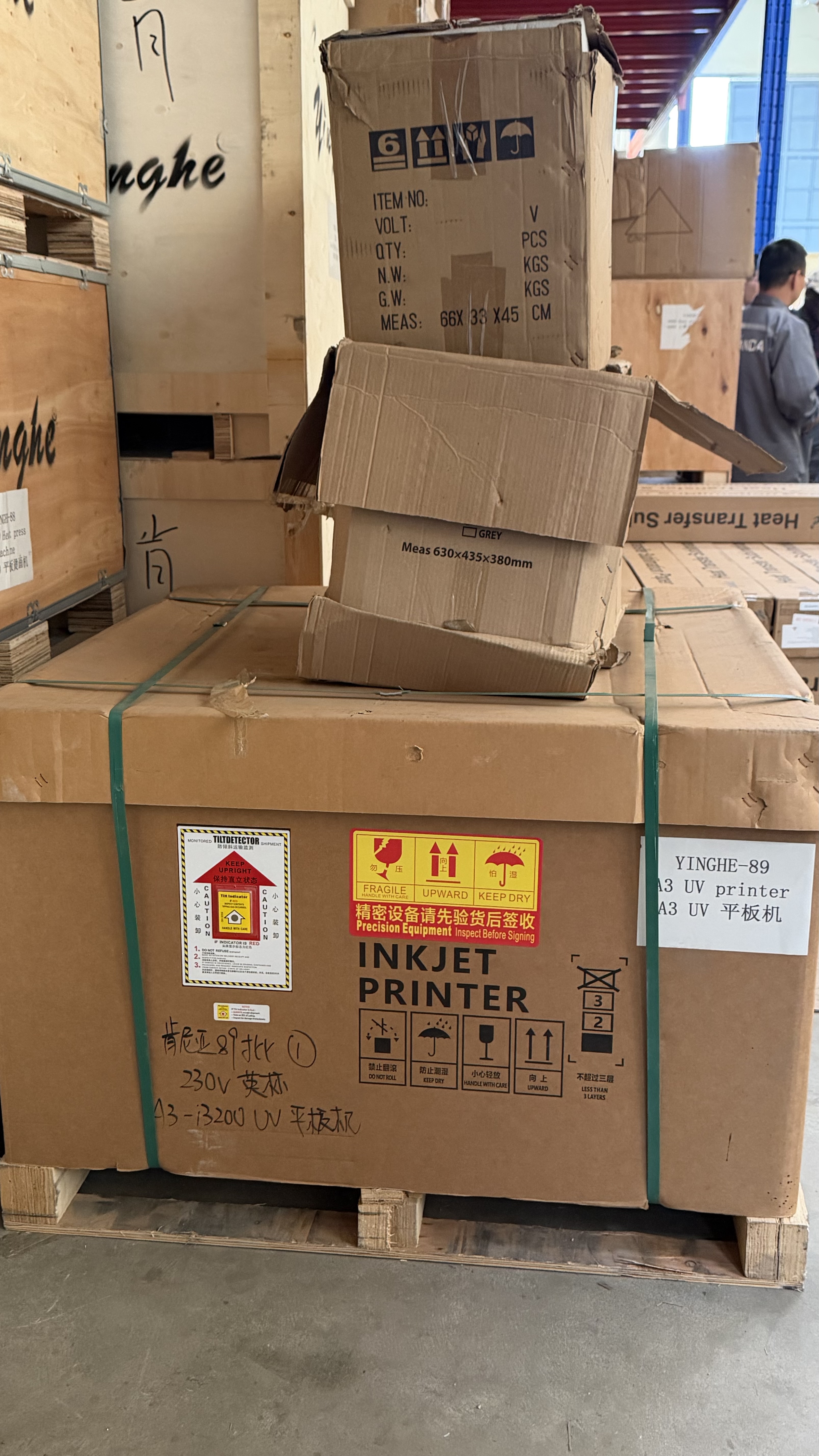 Yinghe A3 single Epson i3200 UV flatbed printer (with Bottle Rotary)